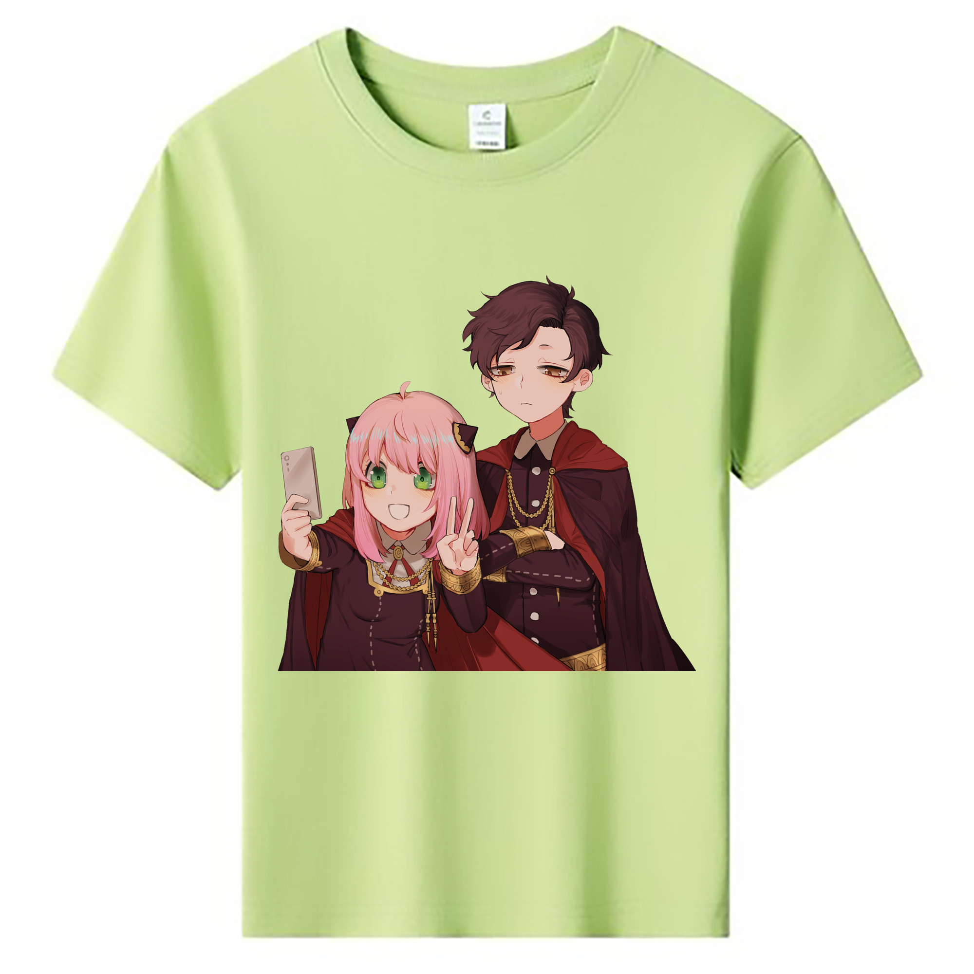 （画像用） SPY×FAMILY间谍家家酒 綿100％キッズTシャツ（フロントプリント）